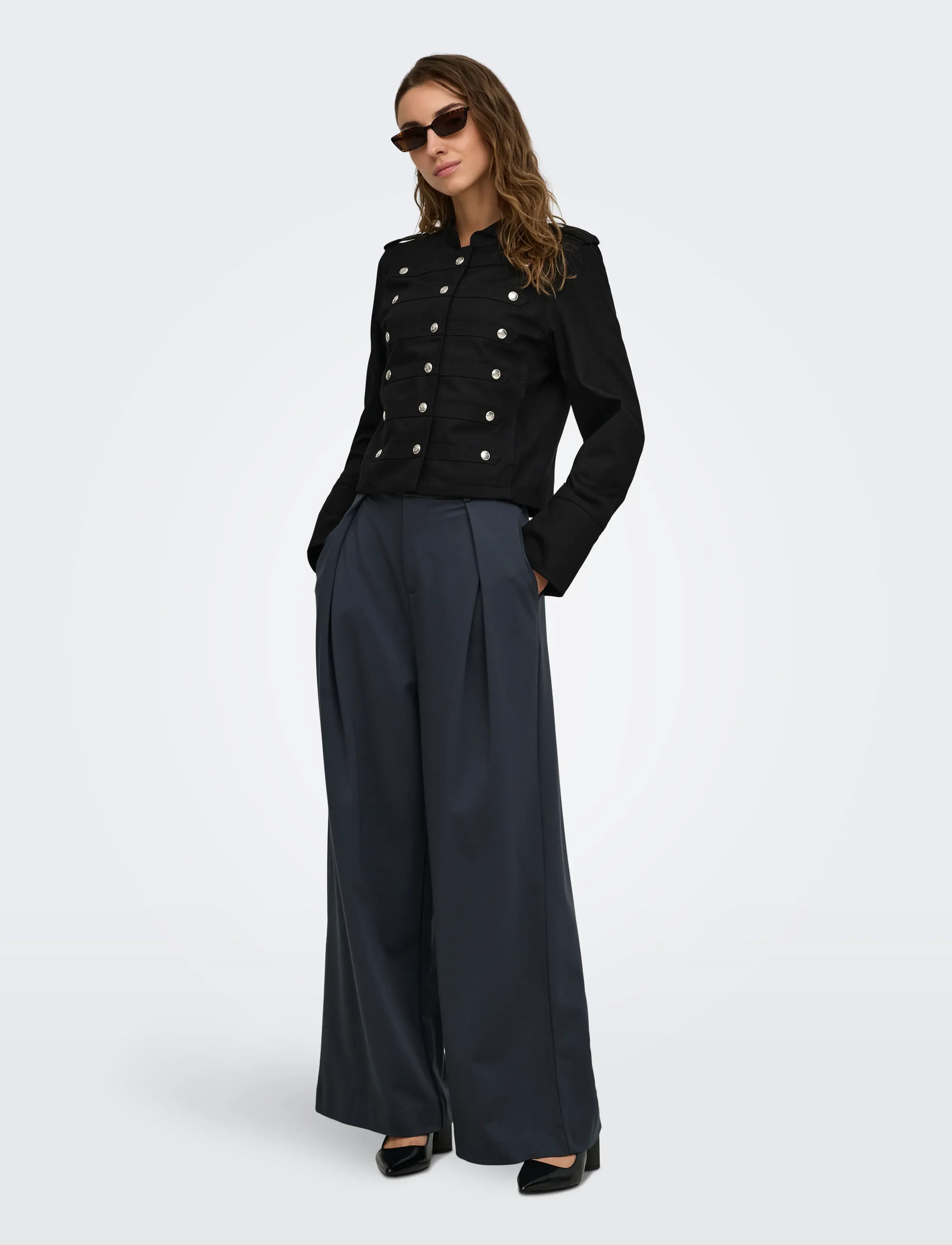 ONLY - ONLMACHA NAPOLEON JACKET OTW - black - 4