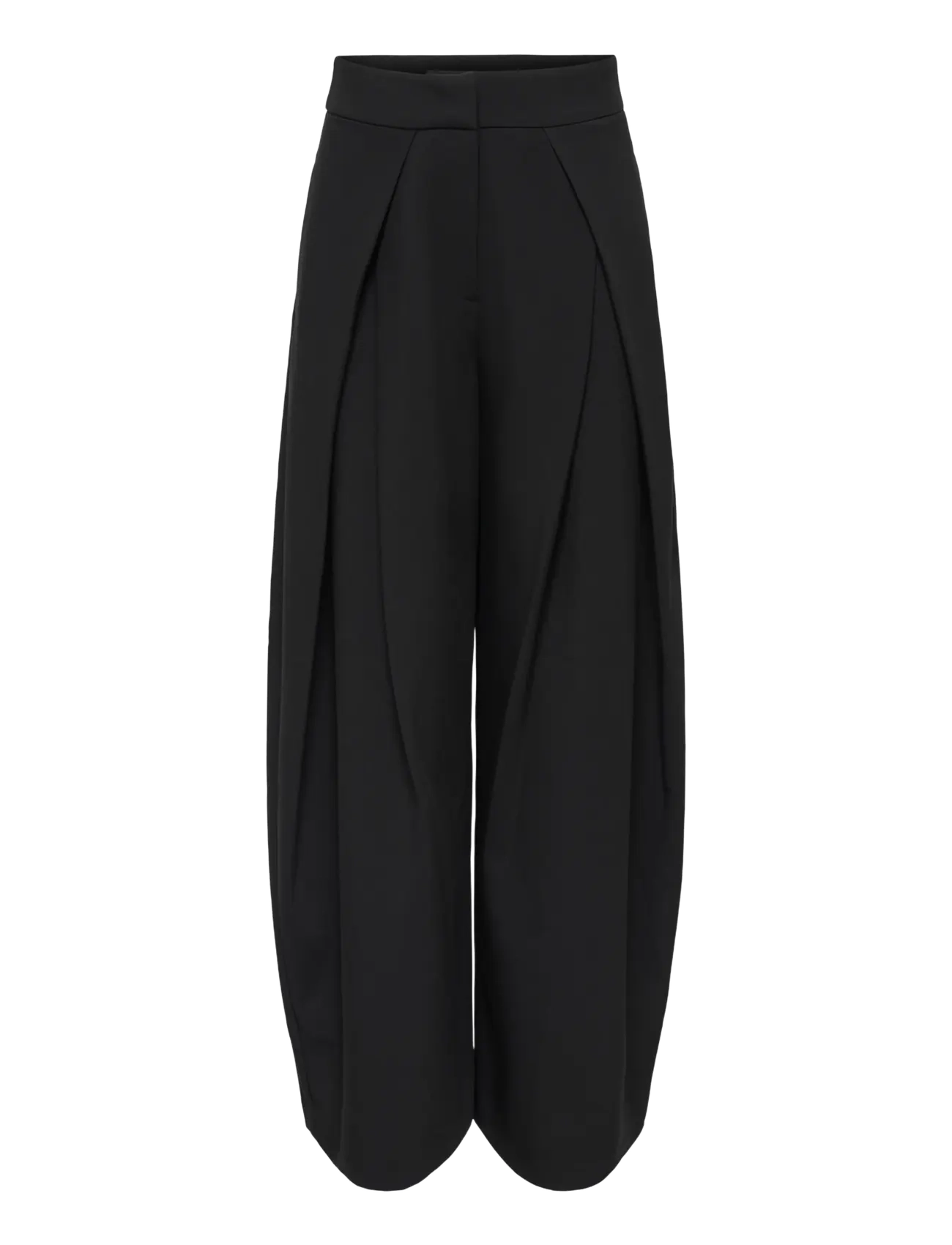 ONLY - ONLYASMINE MW PLEAT BARREL PANT TLR - barrel-bukser - black - 1