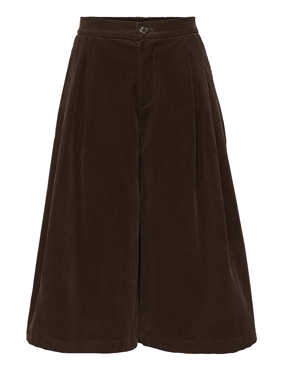 ONLY - ONLCOSTA HW CORD BERMUDA SHORTS PNT - coffee bean - 1