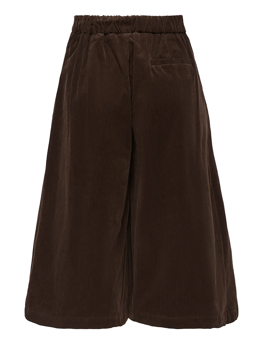 ONLY - ONLCOSTA HW CORD BERMUDA SHORTS PNT - coffee bean - 2