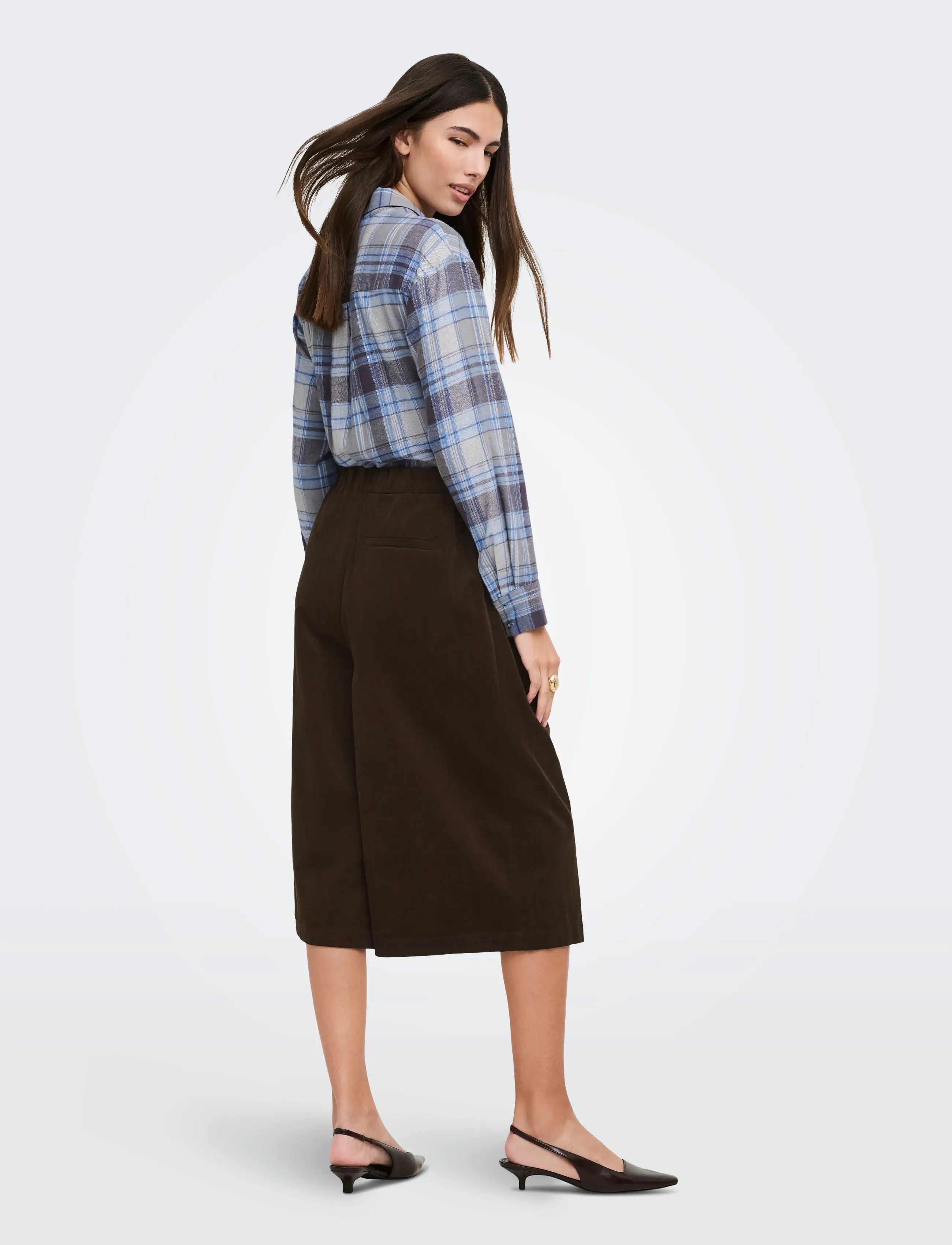 ONLY - ONLCOSTA HW CORD BERMUDA SHORTS PNT - coffee bean - 3