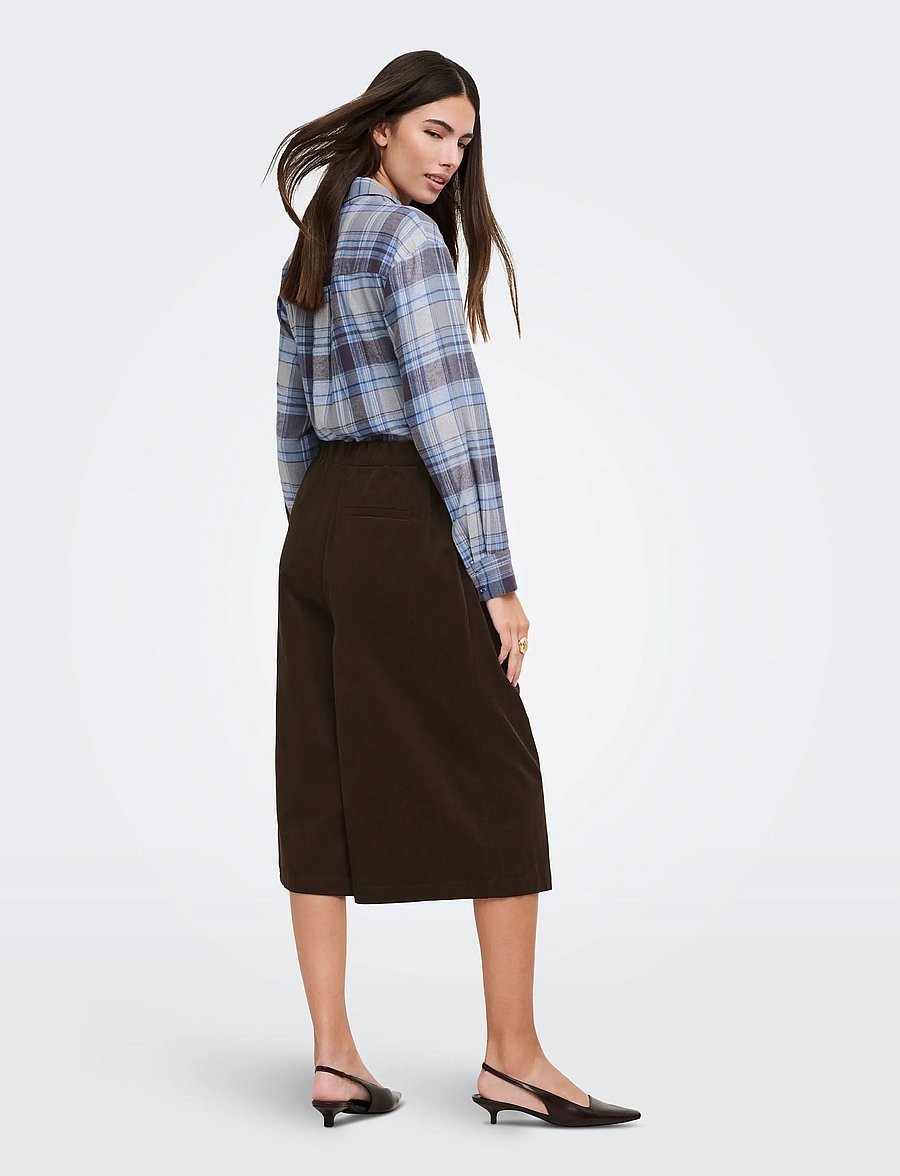 ONLY - ONLCOSTA HW CORD BERMUDA SHORTS PNT - coffee bean - 3