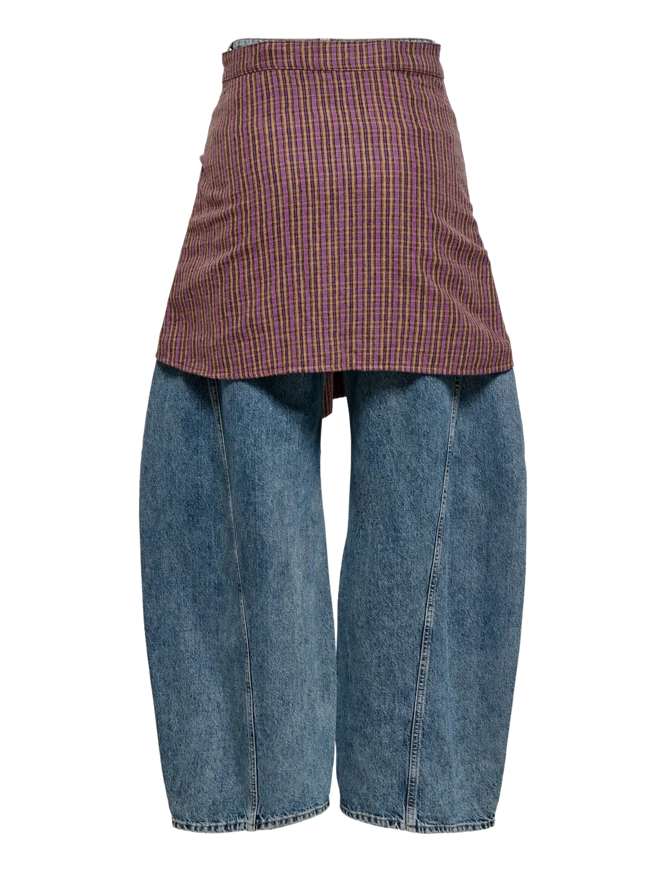 ONLY Onlwesley Hw Barrel Shirt Red Dnm Dot jeans dam – bild 2