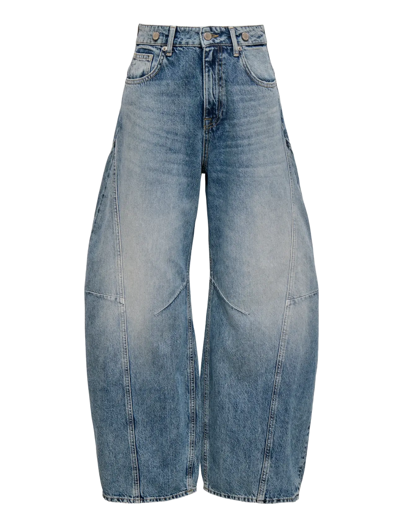 ONLY Onlwesley Hw Barrel Shirt Red Dnm Dot jeans dam – bild 3