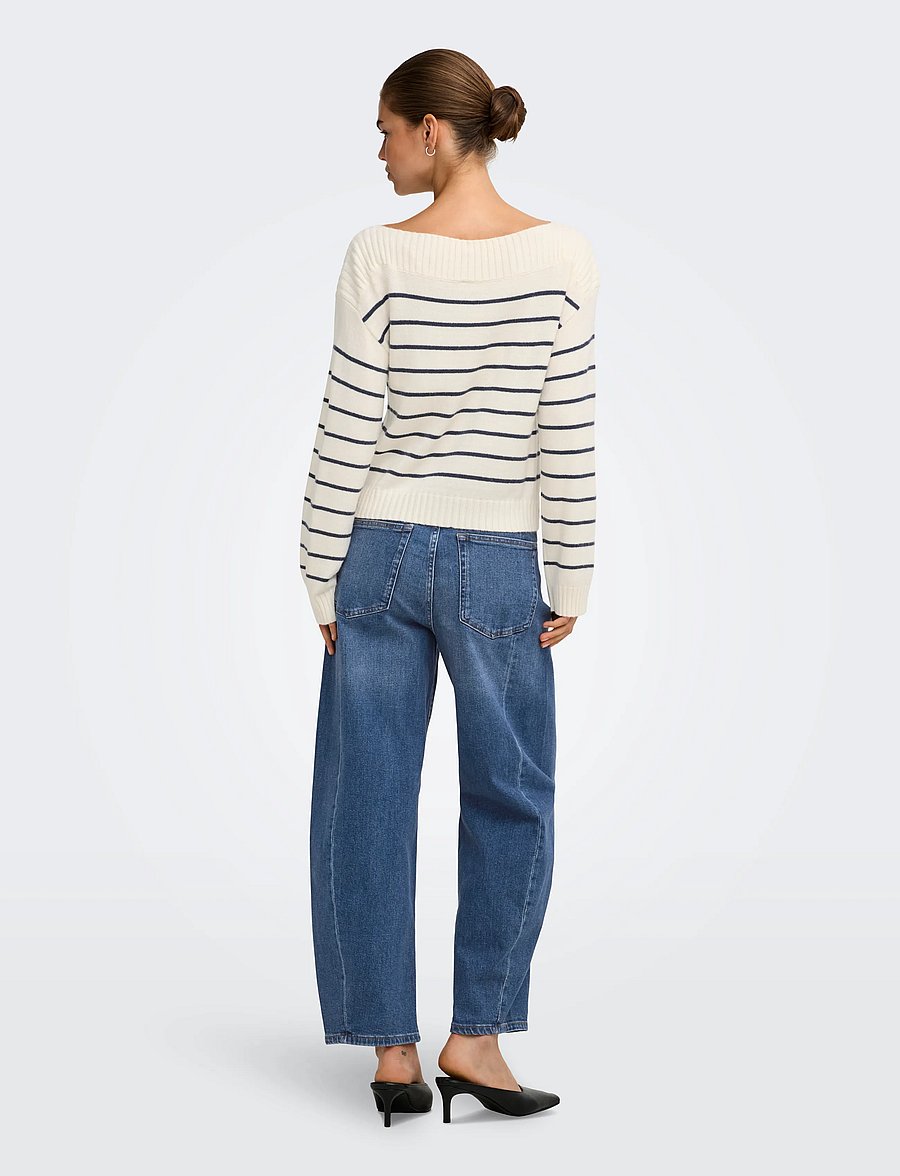 ONLY - ONLJESSICA HW BARREL ANK DNM AZG622 NOOS - barrel jeans - medium blue denim - 3