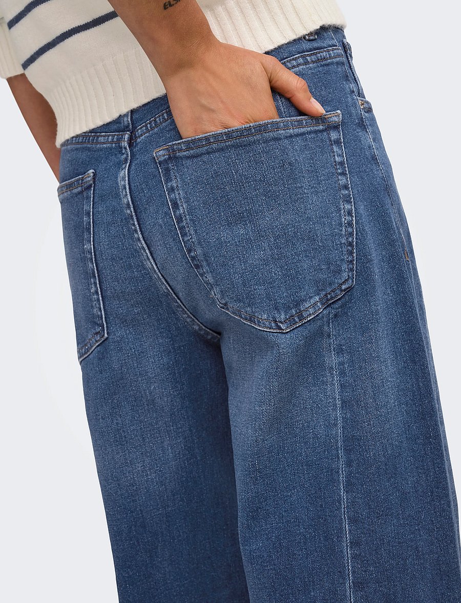 ONLY - ONLJESSICA HW BARREL ANK DNM AZG622 NOOS - barrel jeans - medium blue denim - 5