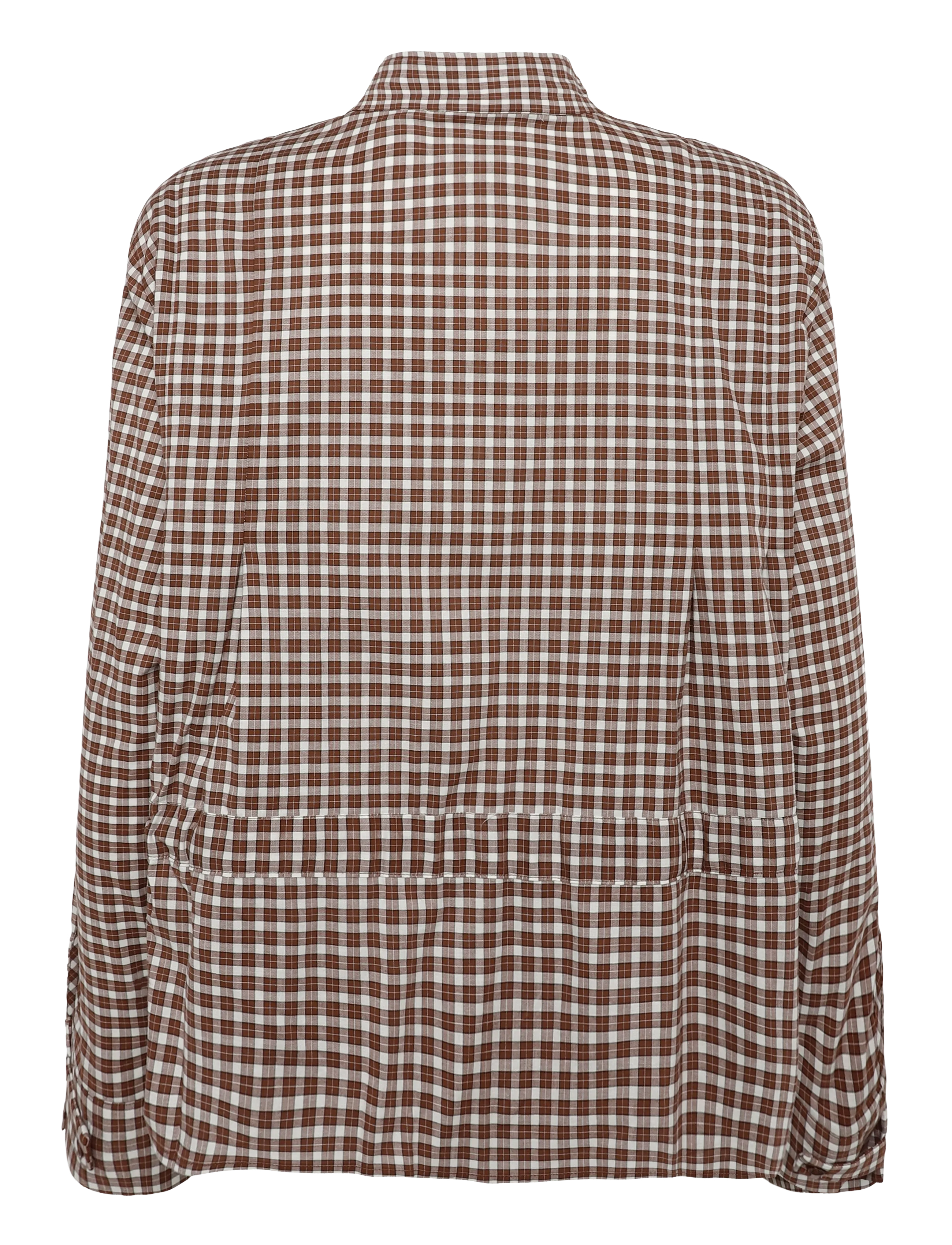ONLY - ONLKEERY LS HIGHNECK TIE SHIRT EX WVN - cappuccino - 2