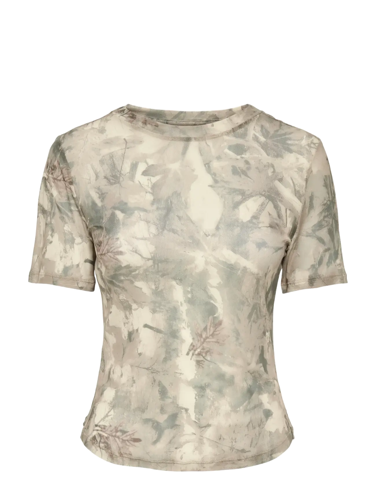 ONLY Onllyri S/S O-Neck Top Aop Cs Jrs, M, Multi/patterned, T-Shirts & Toppe > Kortærmede, Dame