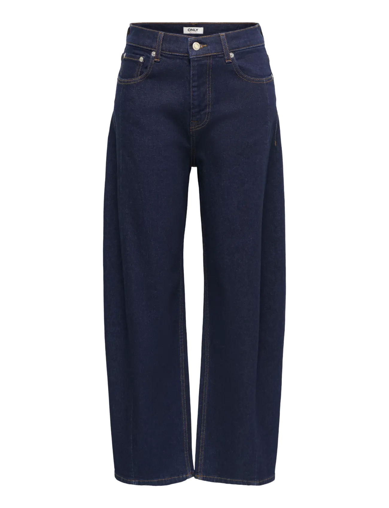 ONLY - ONLJESSICA HW BARREL ANKLE DNM AZG421 - barrel-teksad - dark blue denim - 1