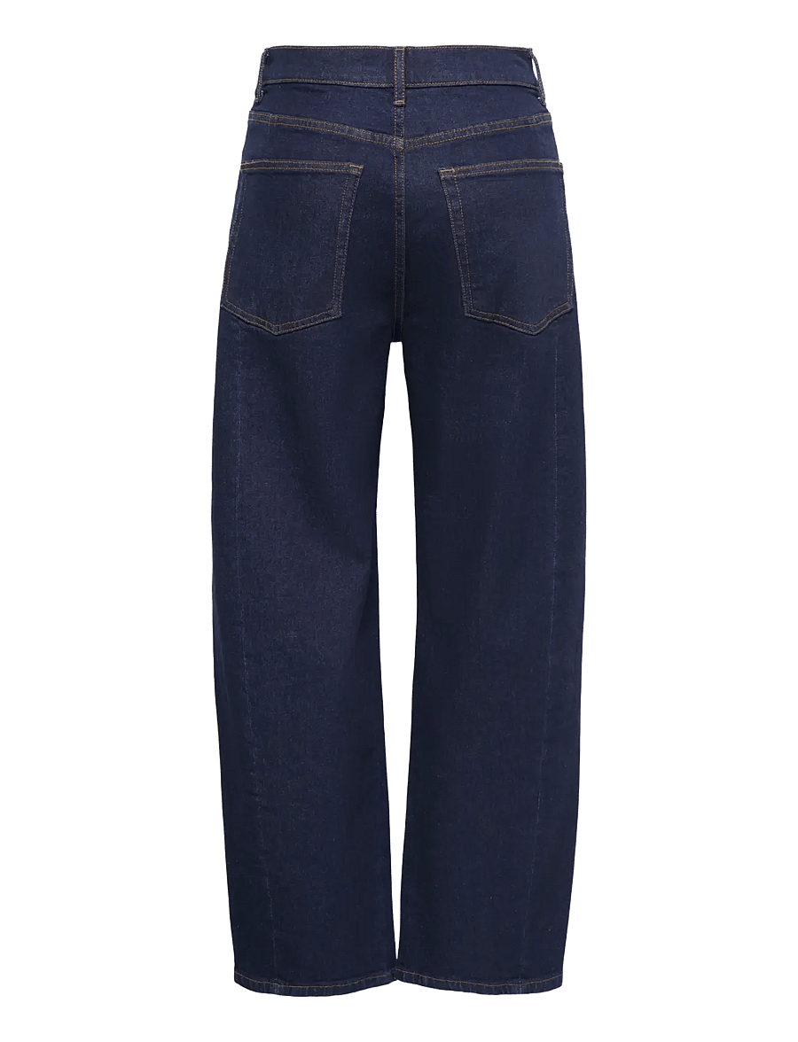 ONLY - ONLJESSICA HW BARREL ANKLE DNM AZG421 - barrel-teksad - dark blue denim - 2