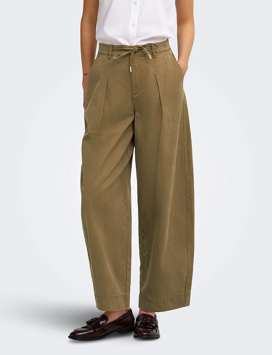 ONLY - ONLKAITLIN MW STRING BARREL PANT PNT - kangaroo - 0