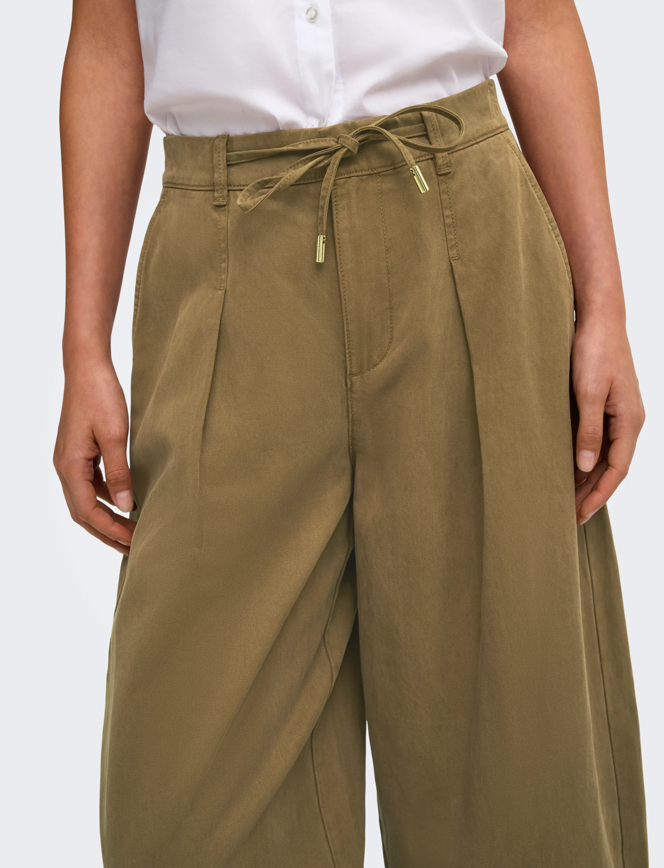 ONLY - ONLKAITLIN MW STRING BARREL PANT PNT - kangaroo - 5