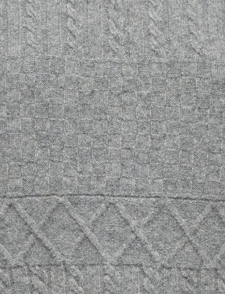 ONLY - ONLKIRA L/S SHIRT KNT - stickade västar - medium grey melange - 2