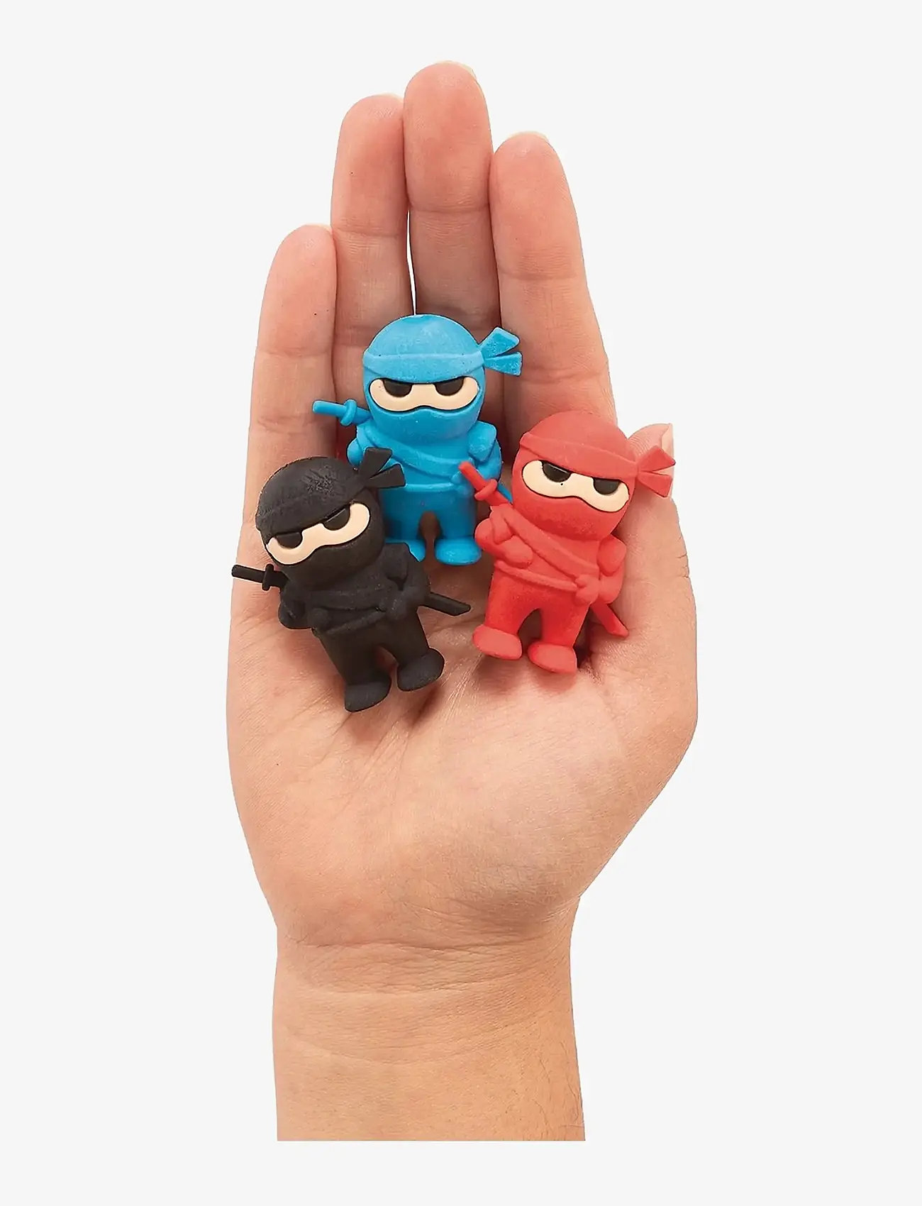 Ooly - Eraser 3 pcs - Ninja - kirjatarbed - multi - 2