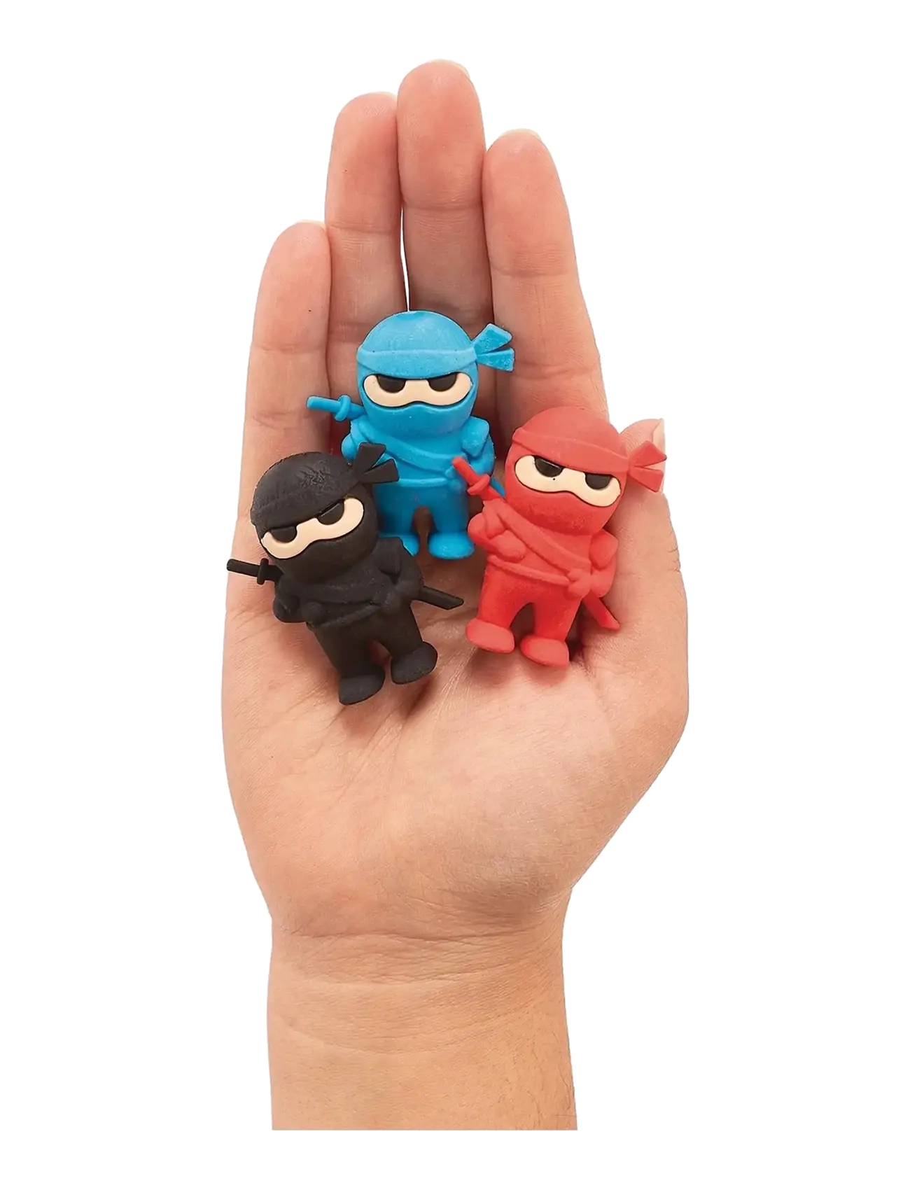Ooly - Eraser 3 pcs - Ninja - kirjatarbed - multi - 2