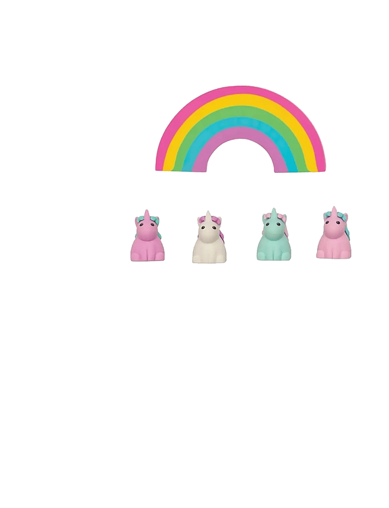 Ooly - Scented Eraser 5 pcs - Unique Unicorns Strawberry - kirjatarbed - multi - 2
