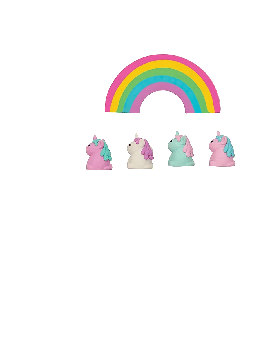 Ooly - Scented Eraser 5 pcs - Unique Unicorns Strawberry - schreibwaren - multi - 4