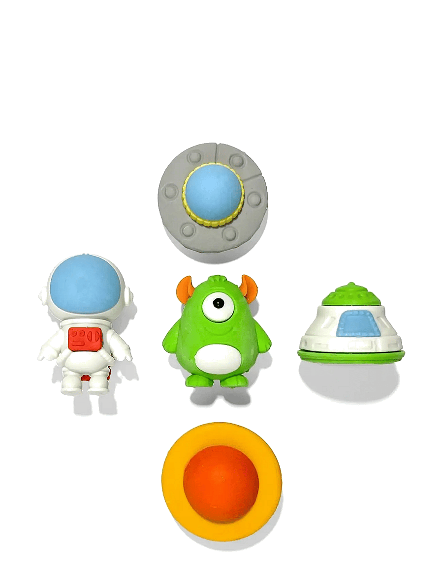 Ooly - Scented Eraser 5 pcs - Outta This World Cream Soda - kirjatarbed - multi - 1
