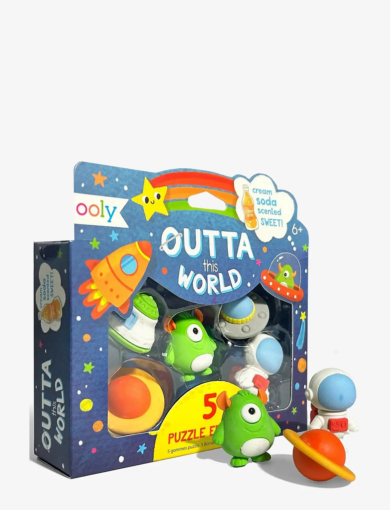 Ooly - Scented Eraser 5 pcs - Outta This World Cream Soda - schrijfwaren - multi - 2