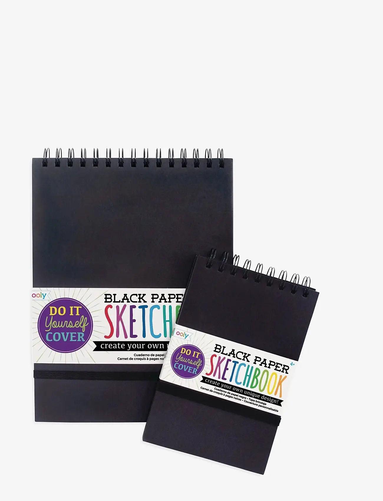 Ooly - Sketchbook - DIY - Black 13x19 cm - kalendere & notesbøger - black - 1