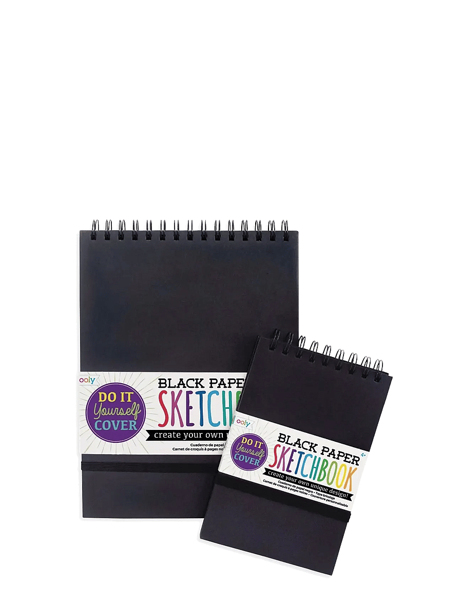Ooly - Sketchbook - DIY - Black 13x19 cm - kalender & notizbücher - black - 1