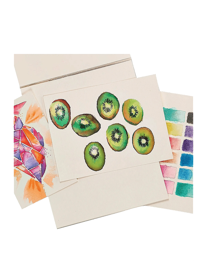 Ooly - Watercolour Pad - Chroma Blends 20x25 cm - kalendrid ja märkmikud - white - 1