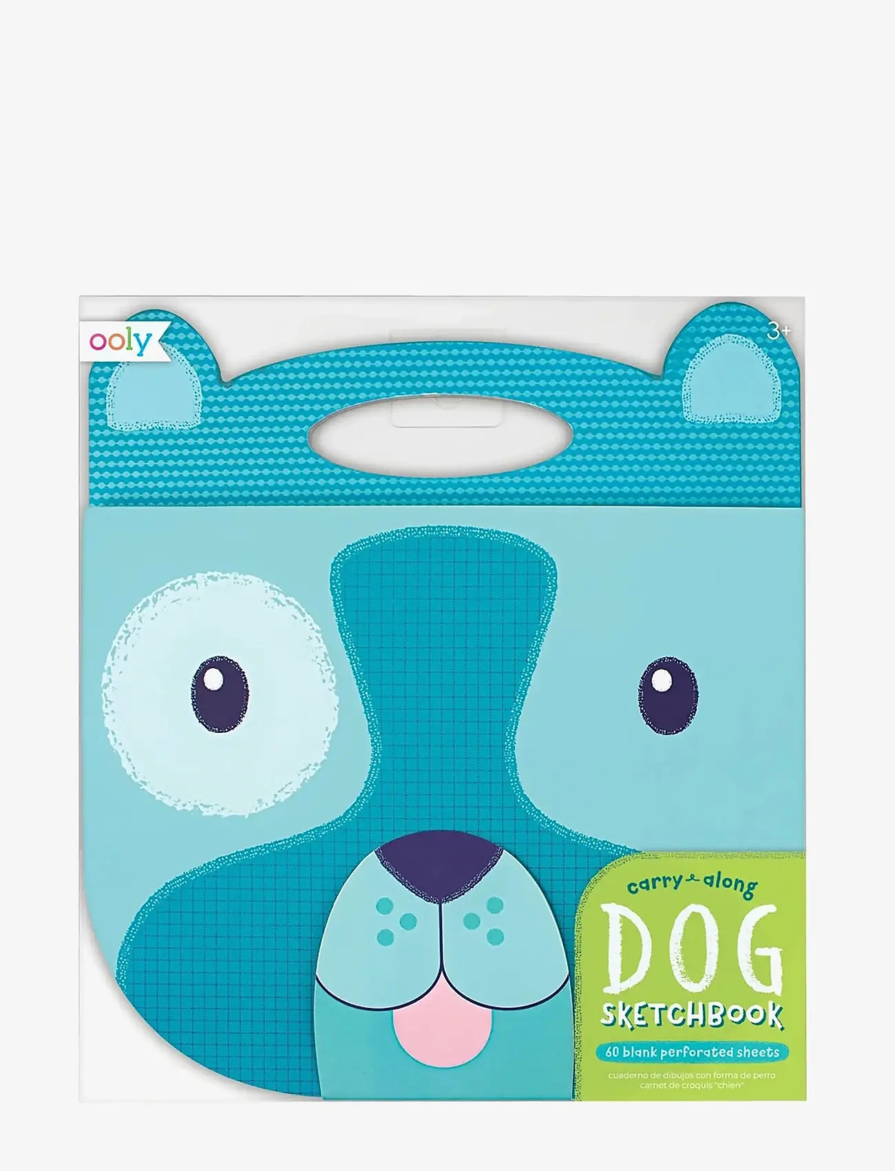 Ooly - Sketchbook - Carry Along Dog 23x18 cm - coloring & craft books - blue - 1
