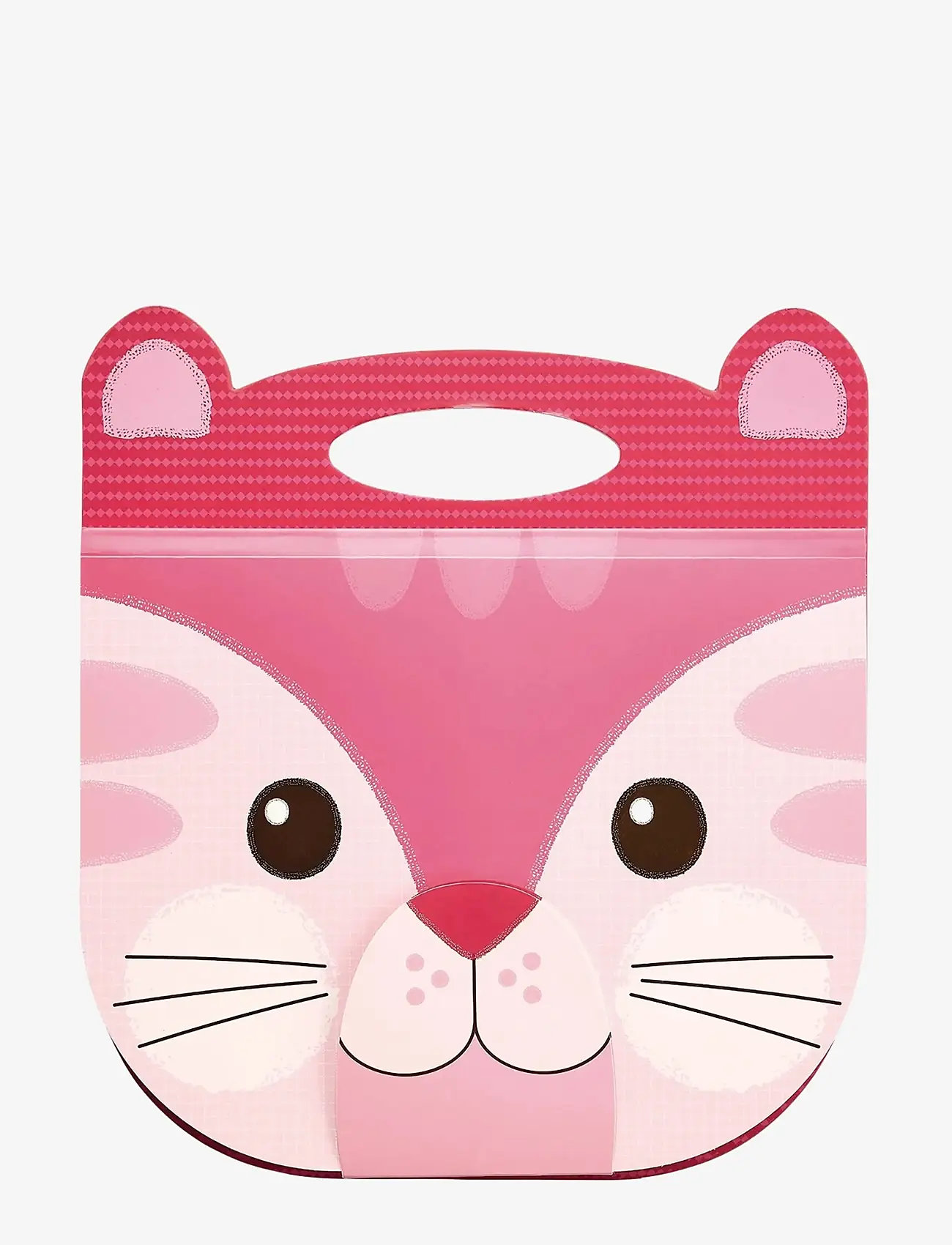 Ooly - Sketchbook - Carry Along Cat 23x18 cm - calendars & notebooks - pink - 2