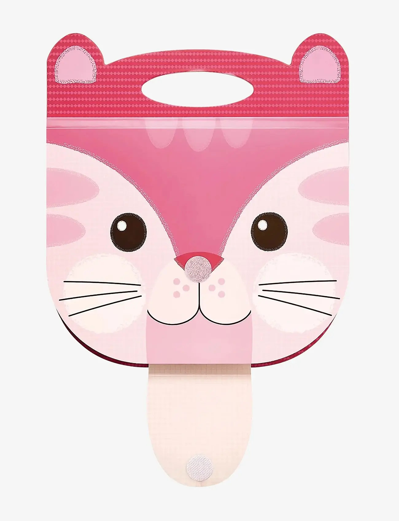 Ooly - Sketchbook - Carry Along Cat 23x18 cm - calendars & notebooks - pink - 3