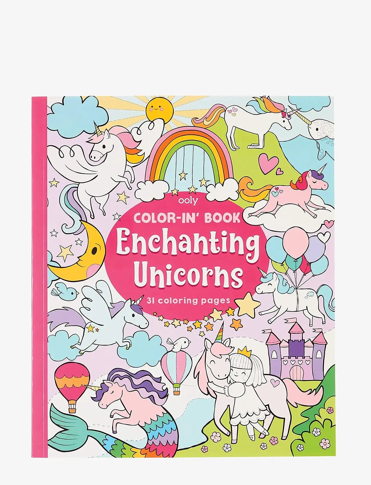Ooly - Colouring Book - Enchanting Unicorns - coloring & craft books - pink - 1