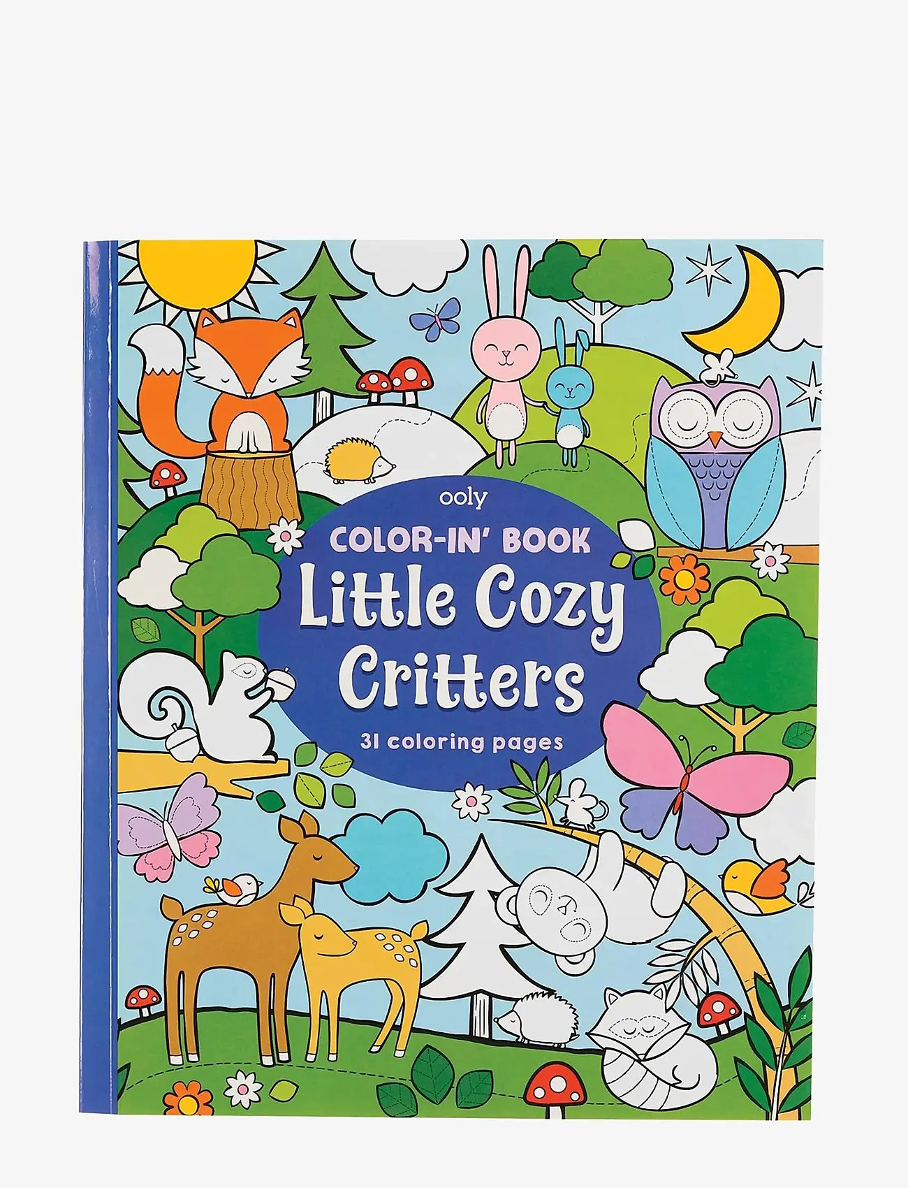 Ooly - Colouring Book - Little Cozy Critters - mal- & bastelbücher - blue - 0