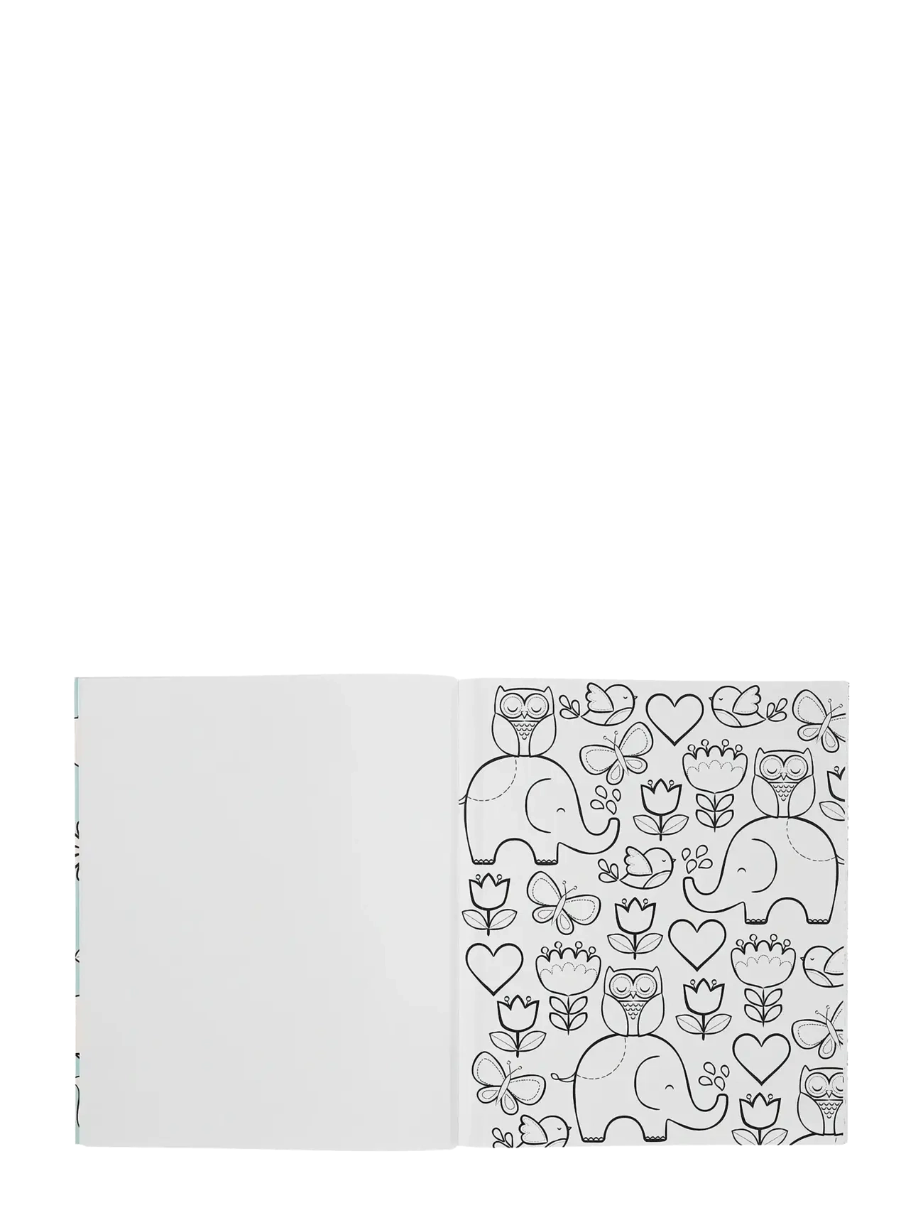 Ooly - Colouring Book - Little Cozy Critters - piešimo reikmenys - blue - 1