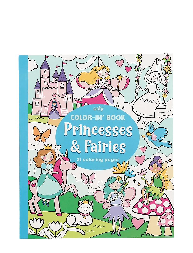 Ooly - Colouring Book - Princess and Fairies - mal- & bastelbücher - blue - 0