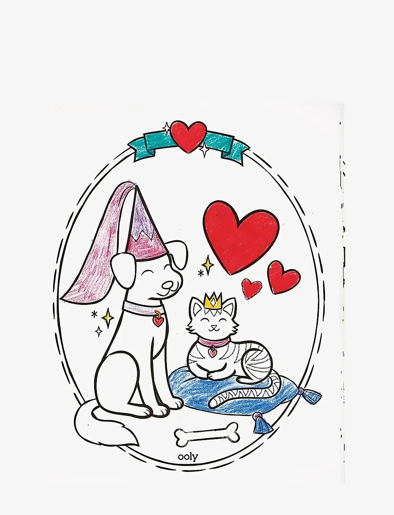 Ooly - Colouring Book - Princess and Fairies - coloring & craft books - blue - 1