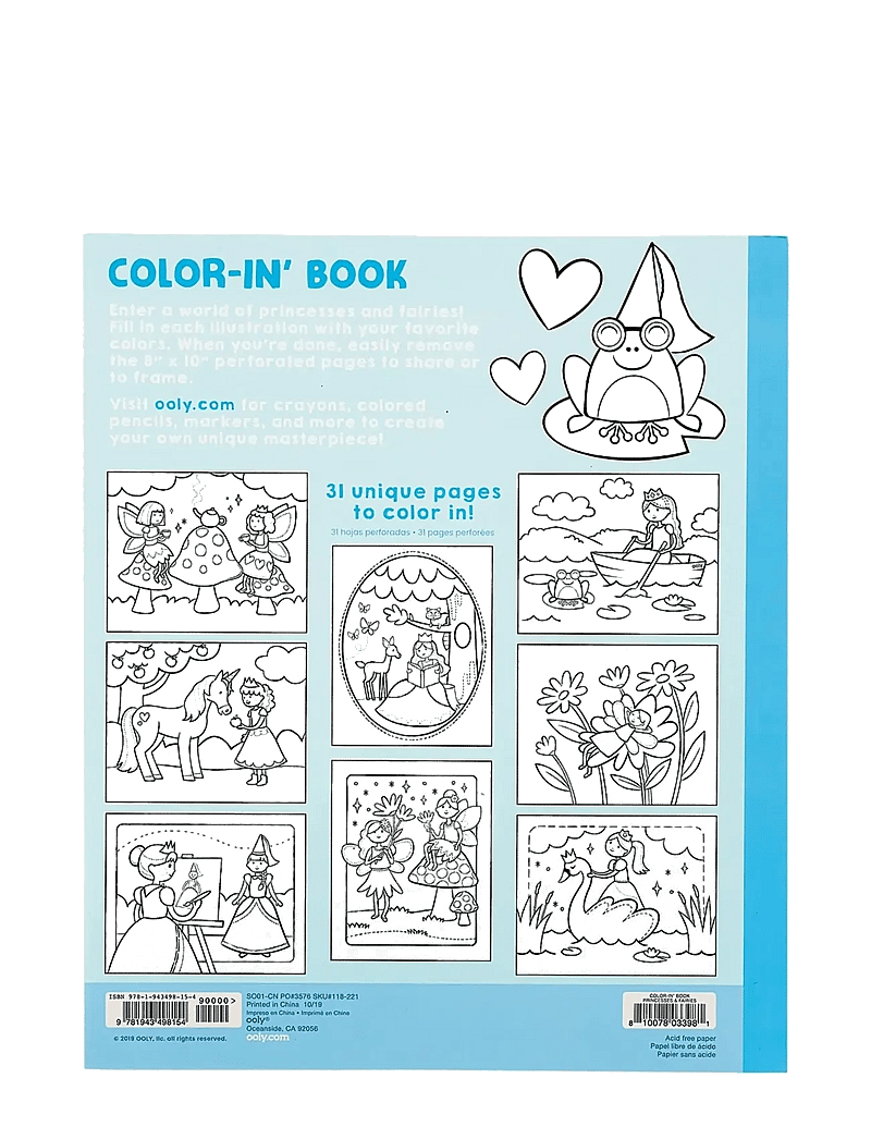 Ooly - Colouring Book - Princess and Fairies - mal- & bastelbücher - blue - 4