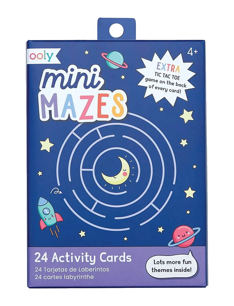 Ooly - 24 Activity Cards - Mini Mazes - kaardimängud - multi - 1
