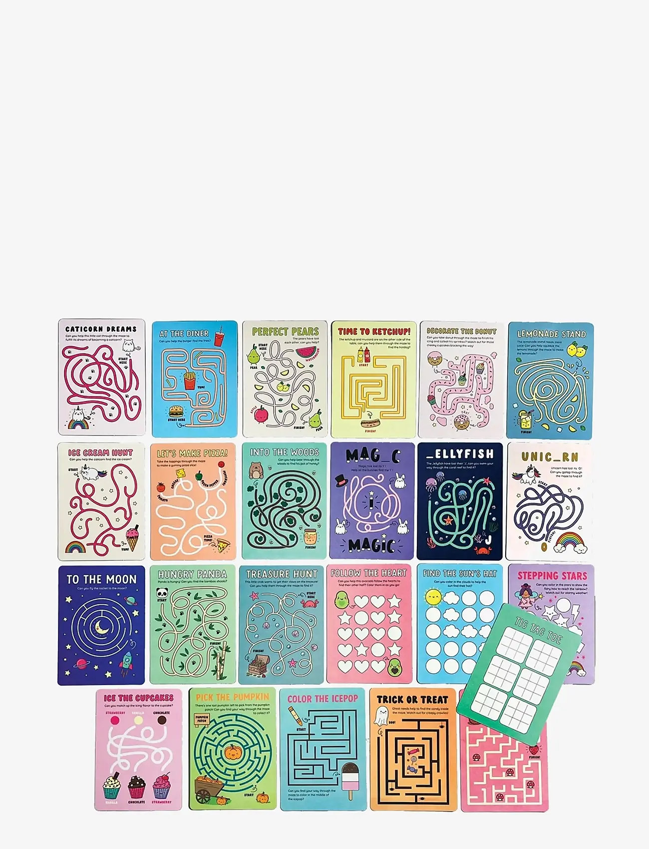 Ooly - 24 Activity Cards - Mini Mazes - card games - multi - 2