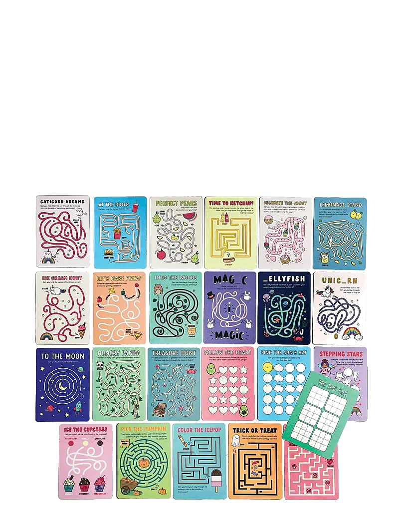 Ooly - 24 Activity Cards - Mini Mazes - kaardimängud - multi - 2