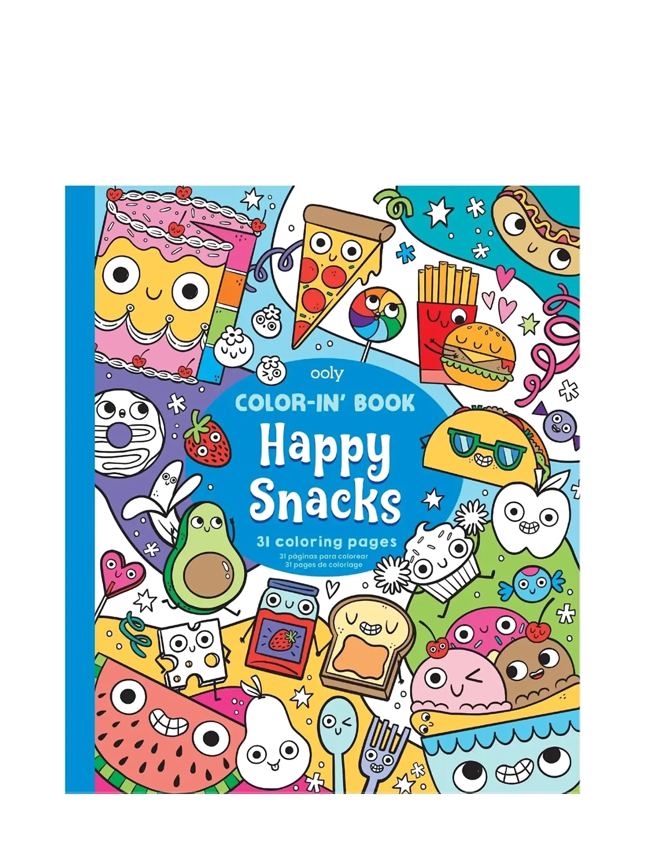 Ooly Colouring Book - Happy Snacks - Ooly - MULTI / multi