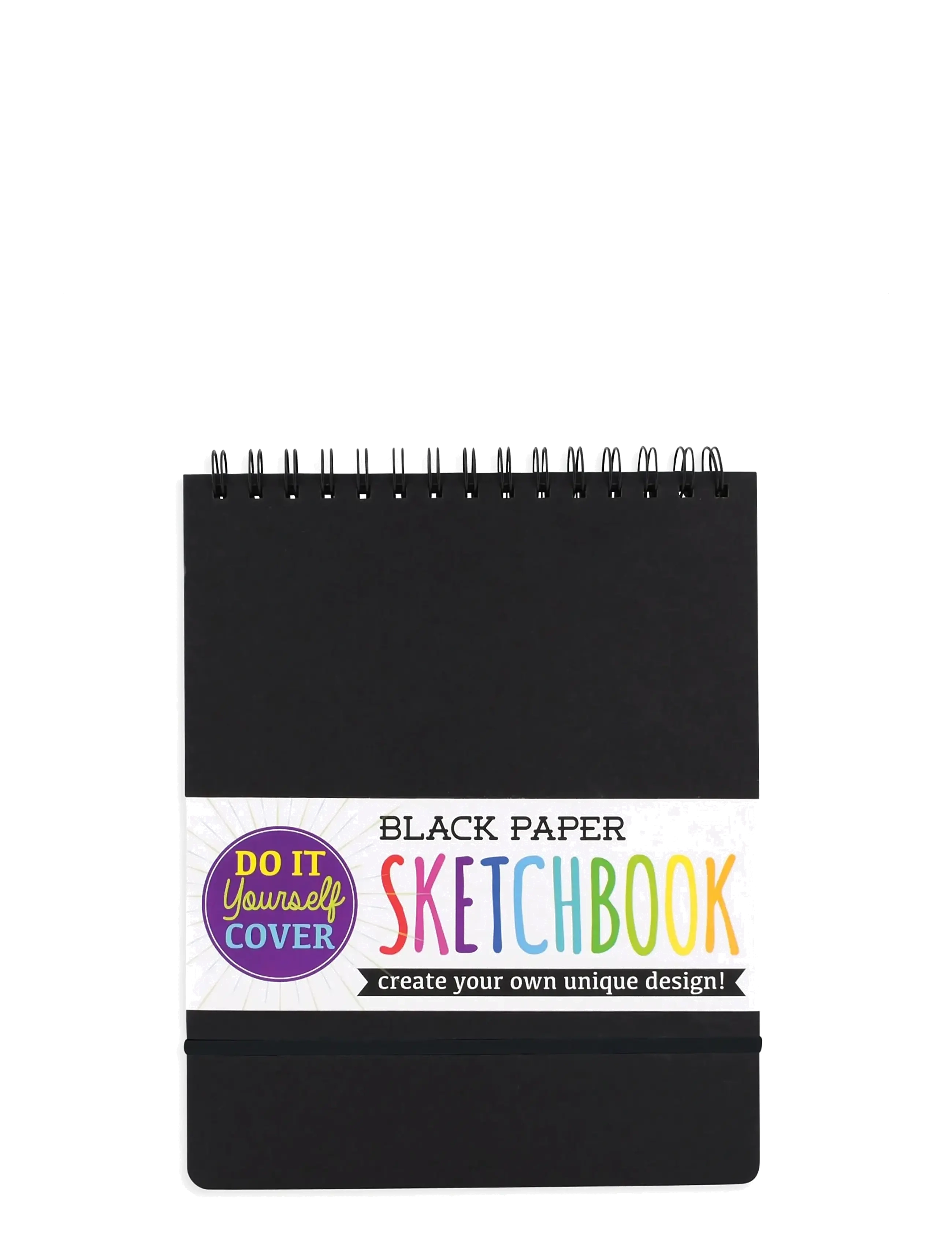 Ooly Sketchbook Diy Black 20,5X26,5 Cm, One Size, Drawing, Schwarz - Calendars & Notebooks, Kinder