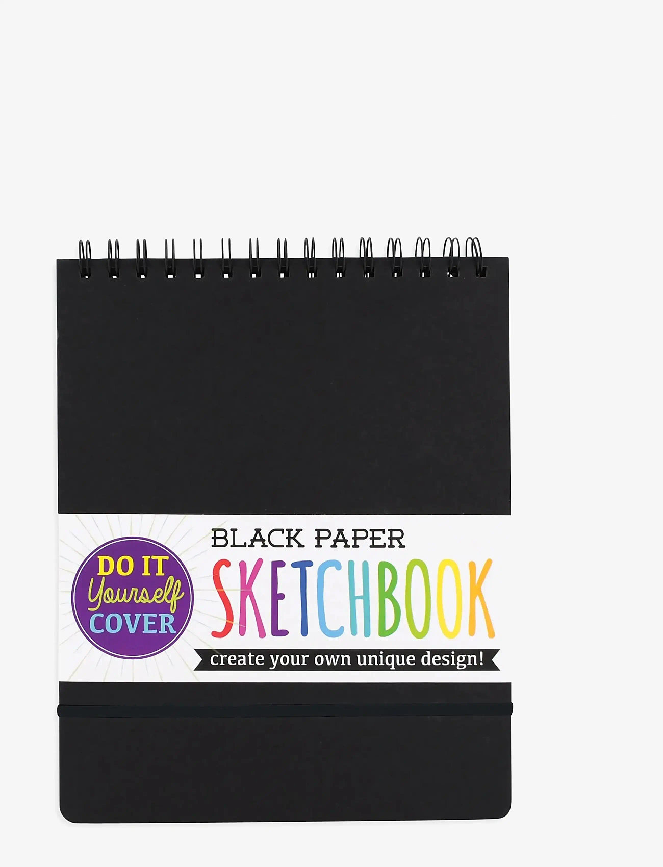 Ooly - Sketchbook - DIY - Black 20,5x26,5 cm - kalendrid ja märkmikud - black - 0