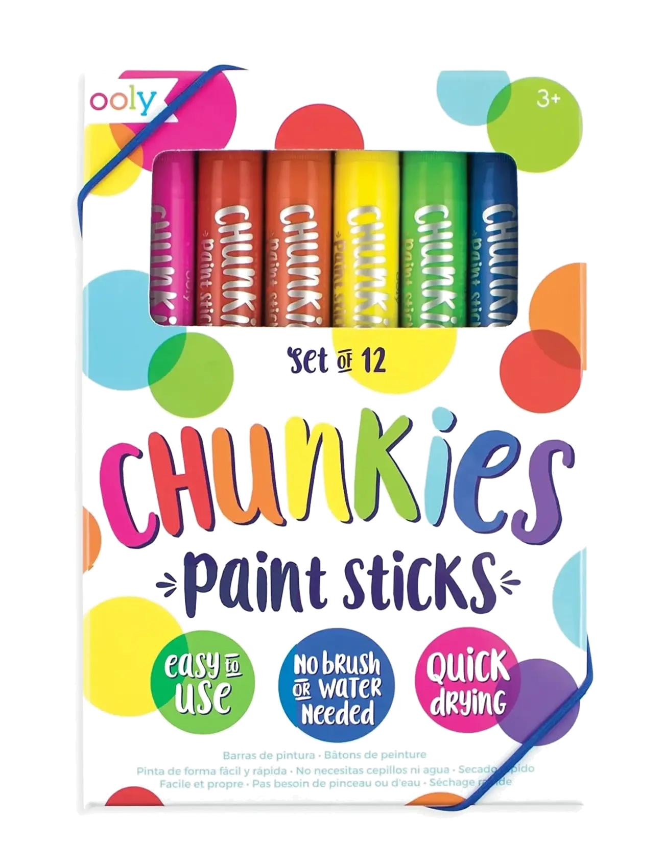 Ooly Chunkies 12 pcs - Paint Stick Original - Mellem 100-300 kr - MULTI / multi