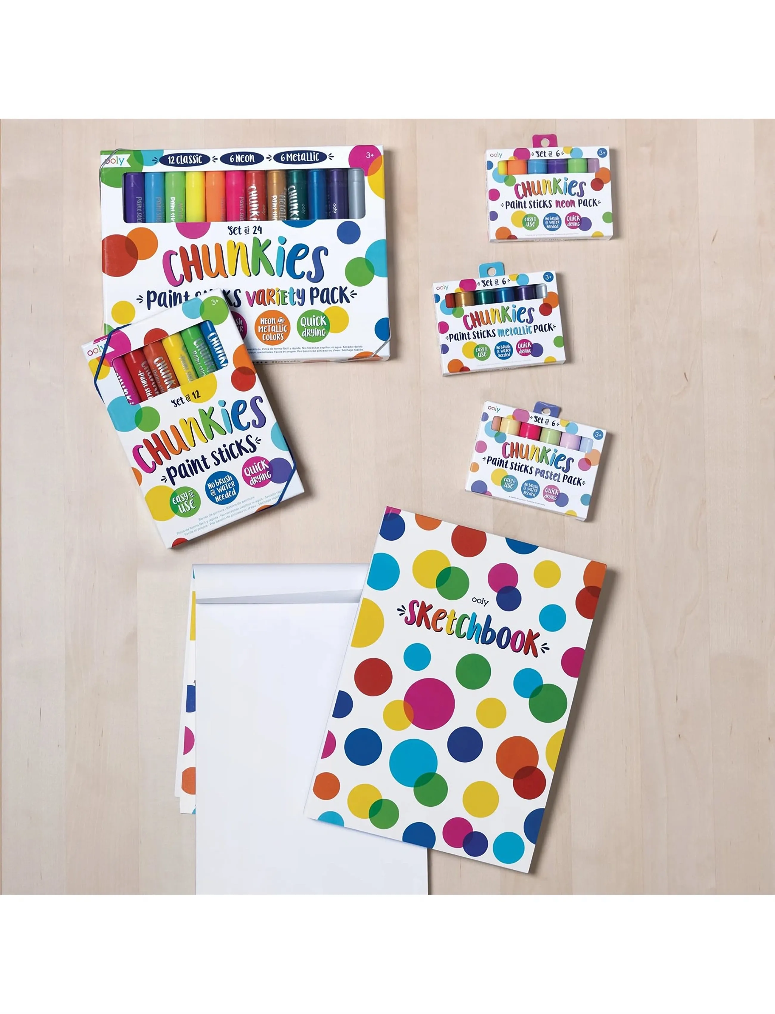 Ooly - Chunkies 12 pcs - Paint Stick Original - maling - multi - 3