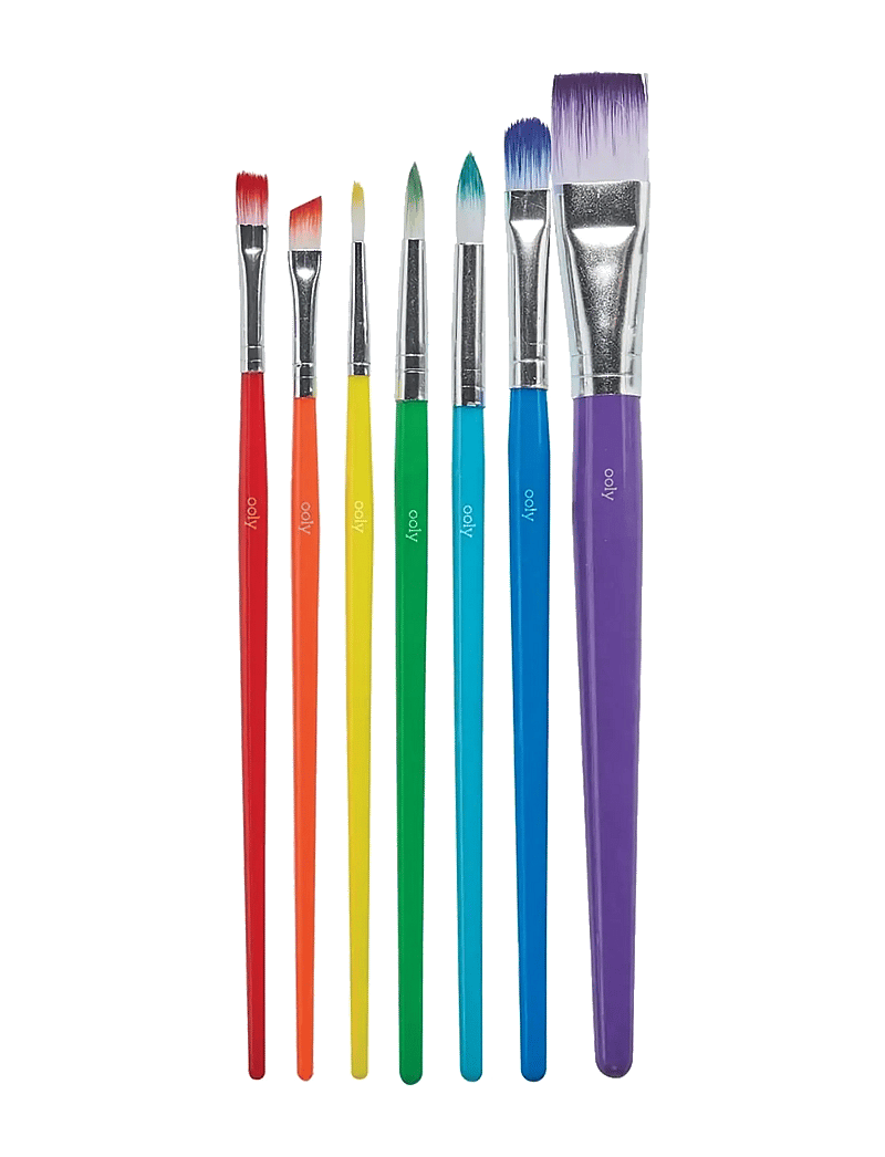 Ooly - Paint Brush Set 7 pcs - Lil Paint Nylon - schreibwaren - multi - 1