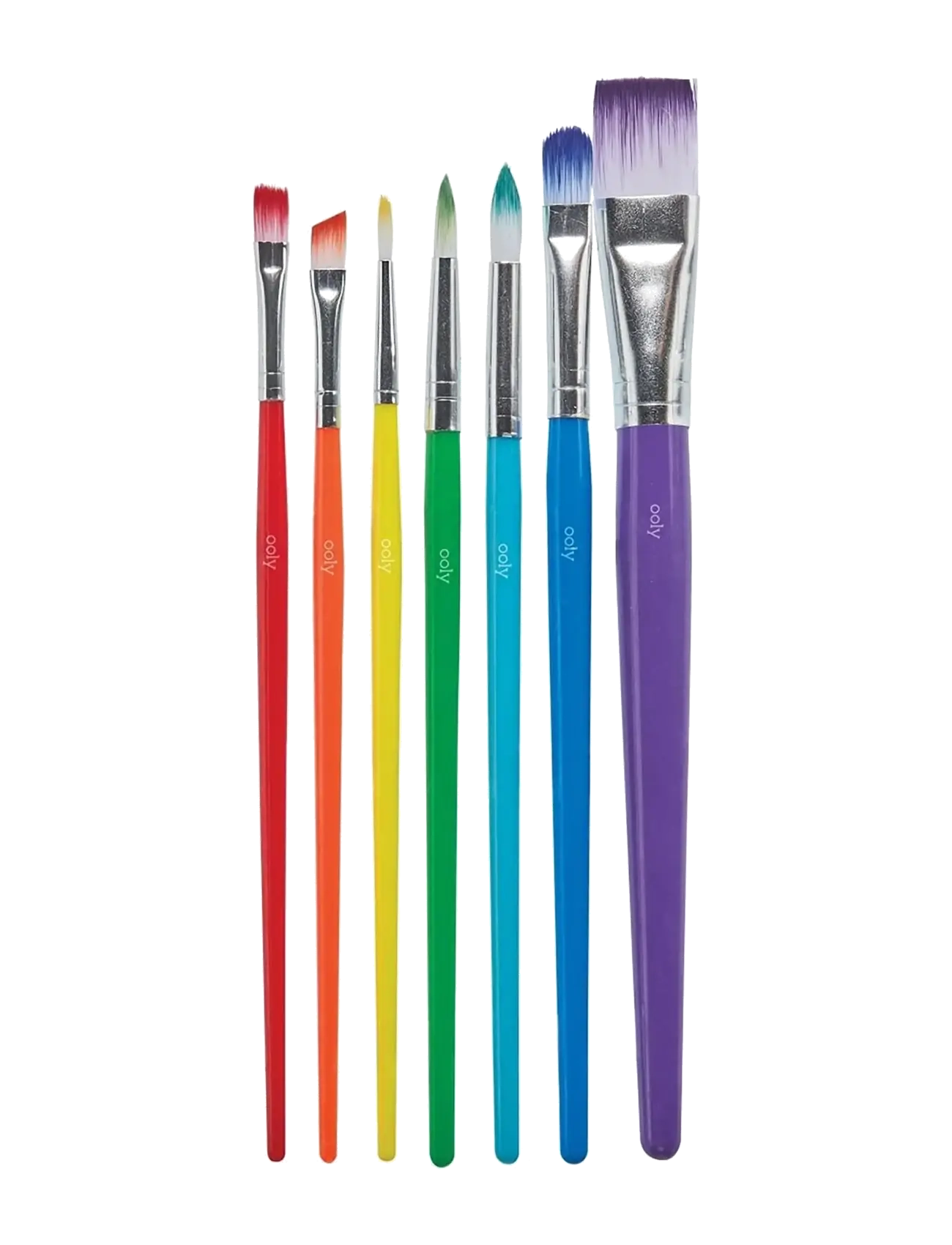 Ooly - Paint Brush Set 7 pcs - Lil Paint Nylon - schreibwaren - multi - 1