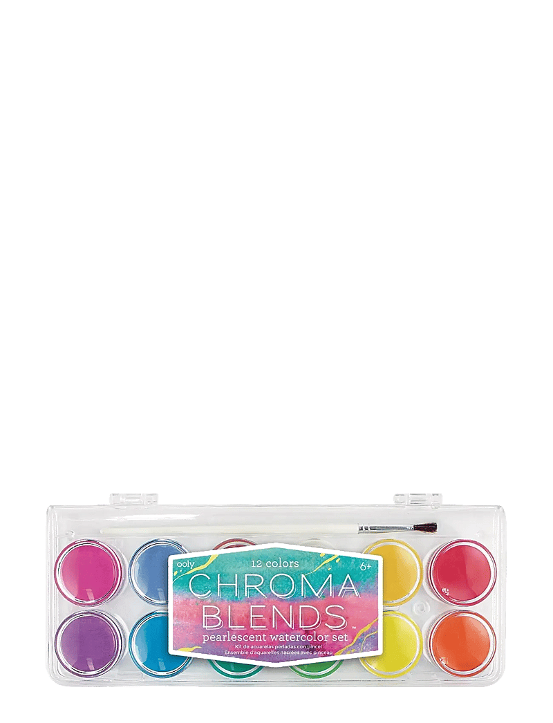 Ooly - Watercolour Palette - Chroma Blends - Pearlescent - värvid - multi - 1