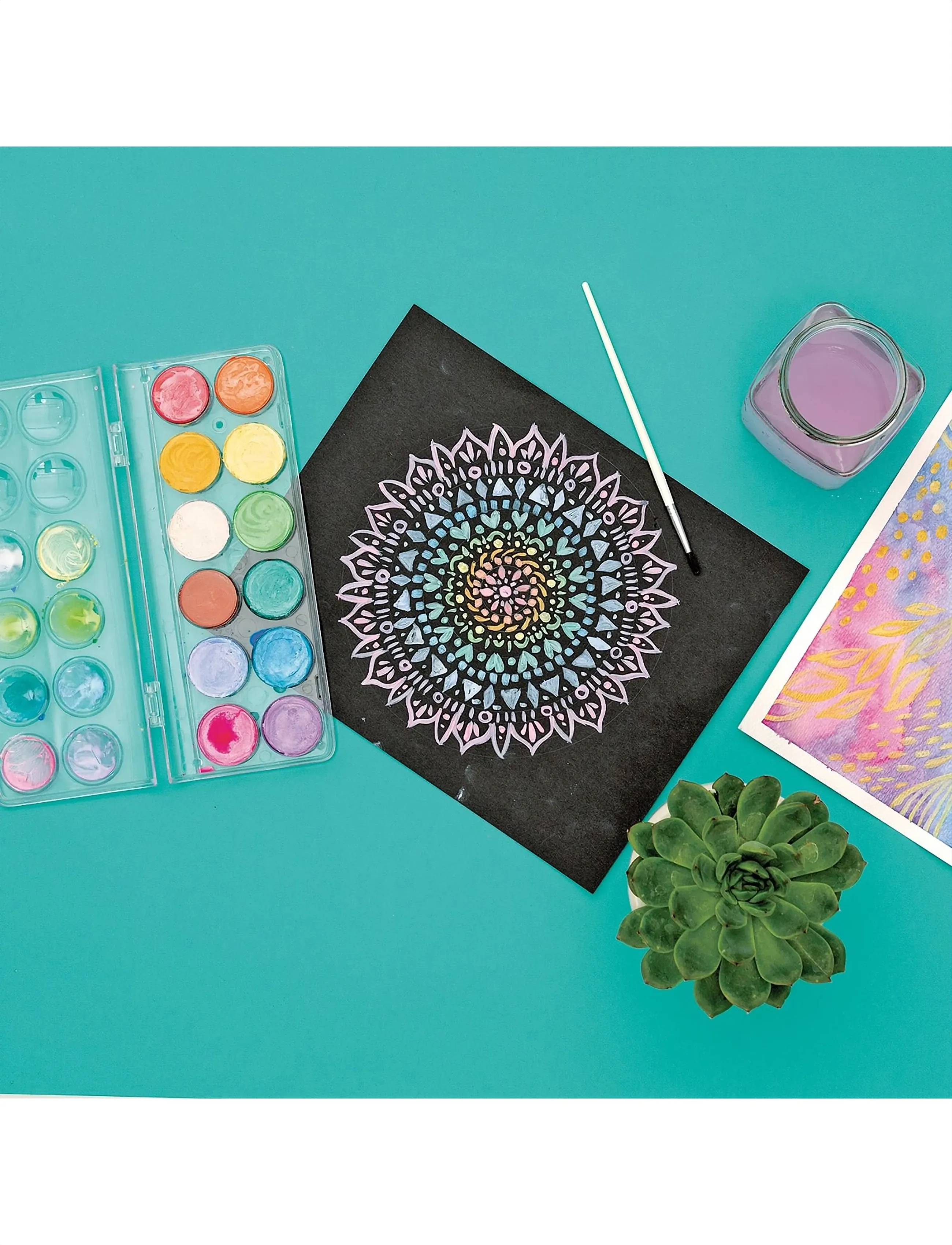 Ooly Watercolour Palette Chroma Blends Pearlescent, Paints, Multi/mønstret, Str: ONE SIZE