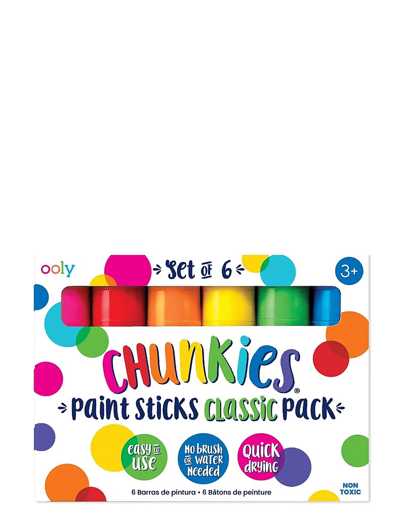 Ooly - Chunkies 6 pcs - Paint Stick Classic - paints - multi - 1