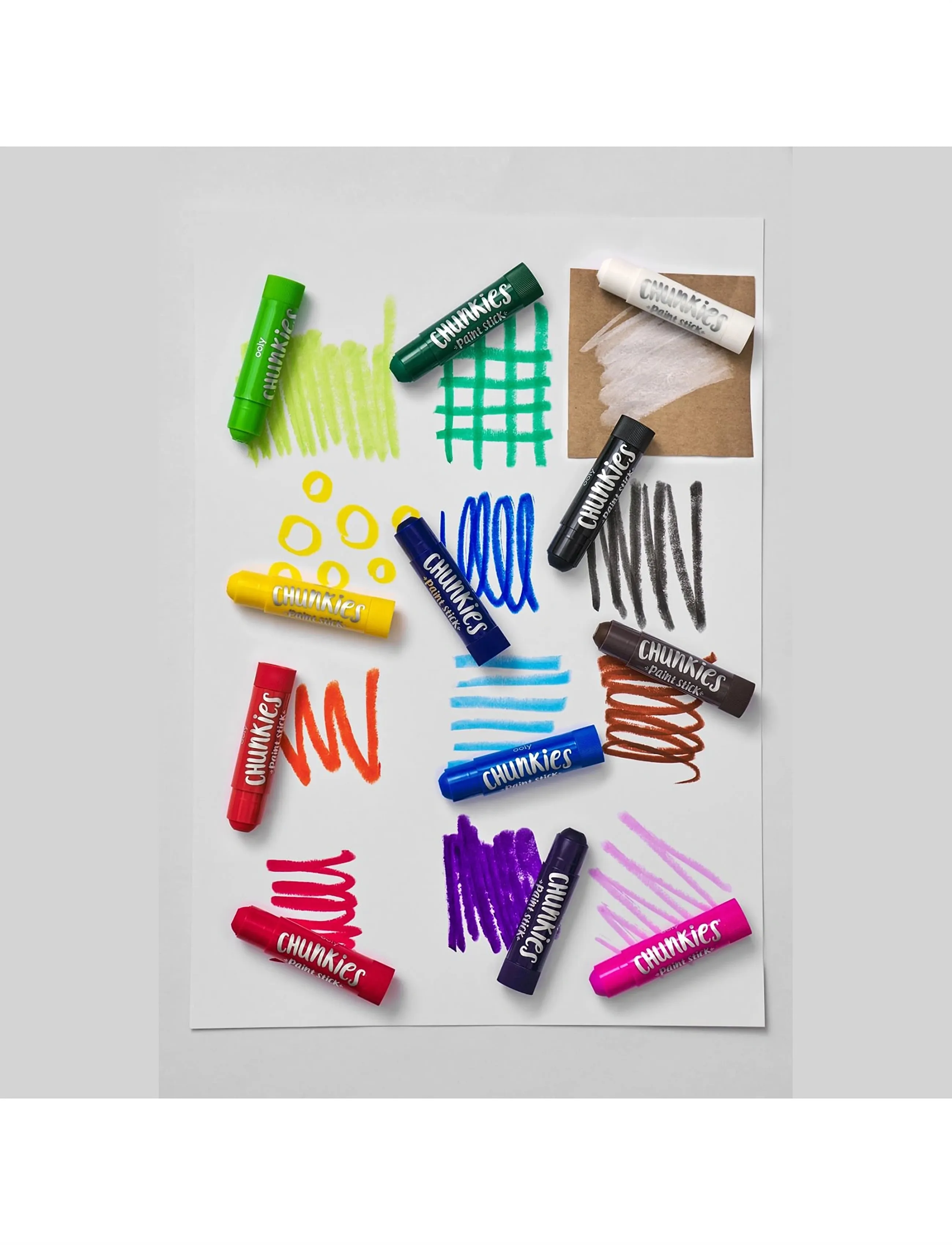 Ooly Chunkies 24 Pcs Paint Stick Mix, One Size, Drawing, Mehrfarbig/gemustert - Paints, Kinder