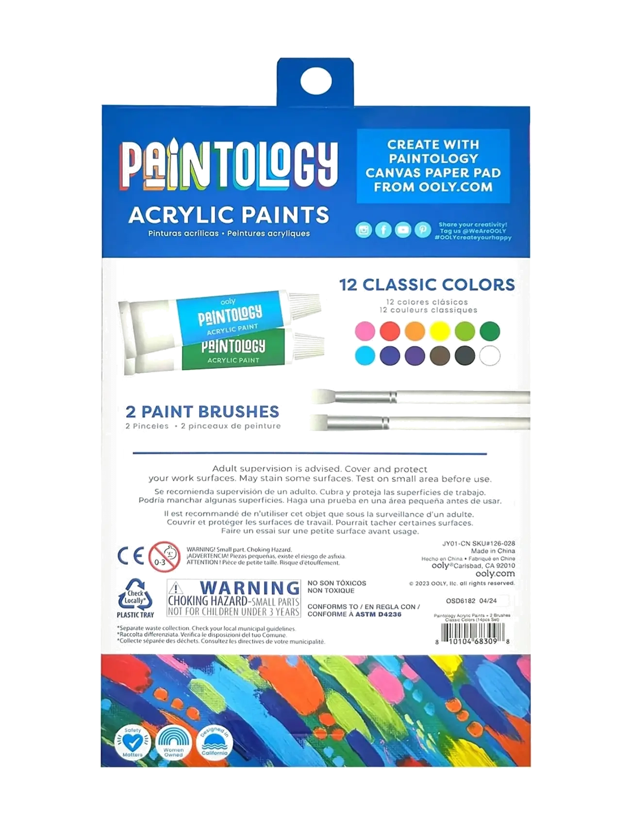 Ooly - Acrylic Paint Set - Paintology - Classic - farben - multi - 5